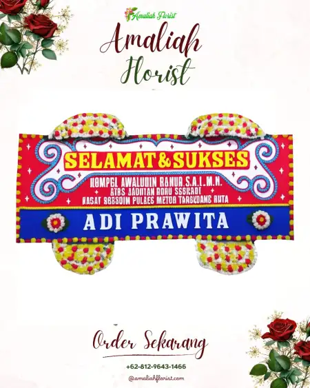 Papan Bunga Ucapan Selamat Kadubera